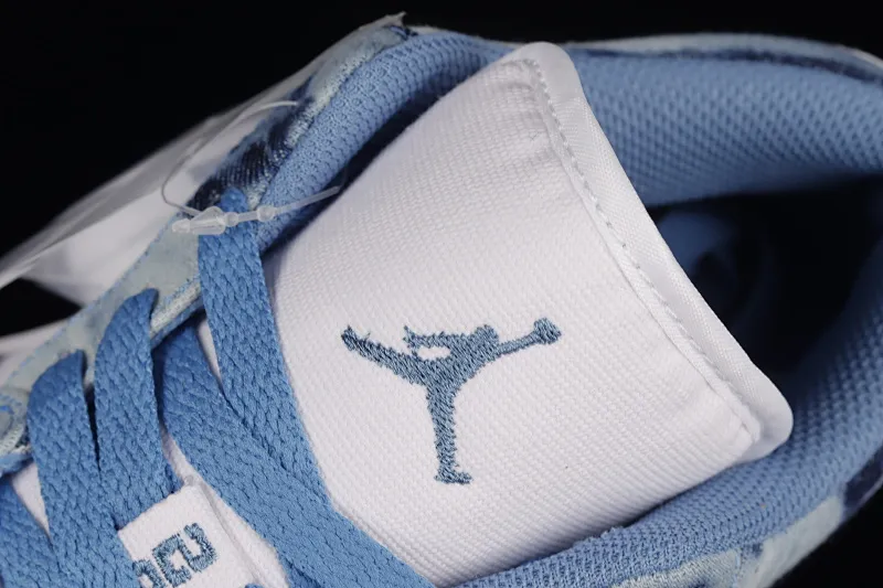 All categories Air Jordan Jordan series basketball shoes Air Jordan 1 Low Air Jordan 1 Low "Washed Denim" AJ1 Joe 1 navy washed denim low-top casual sneakers DM8947-100